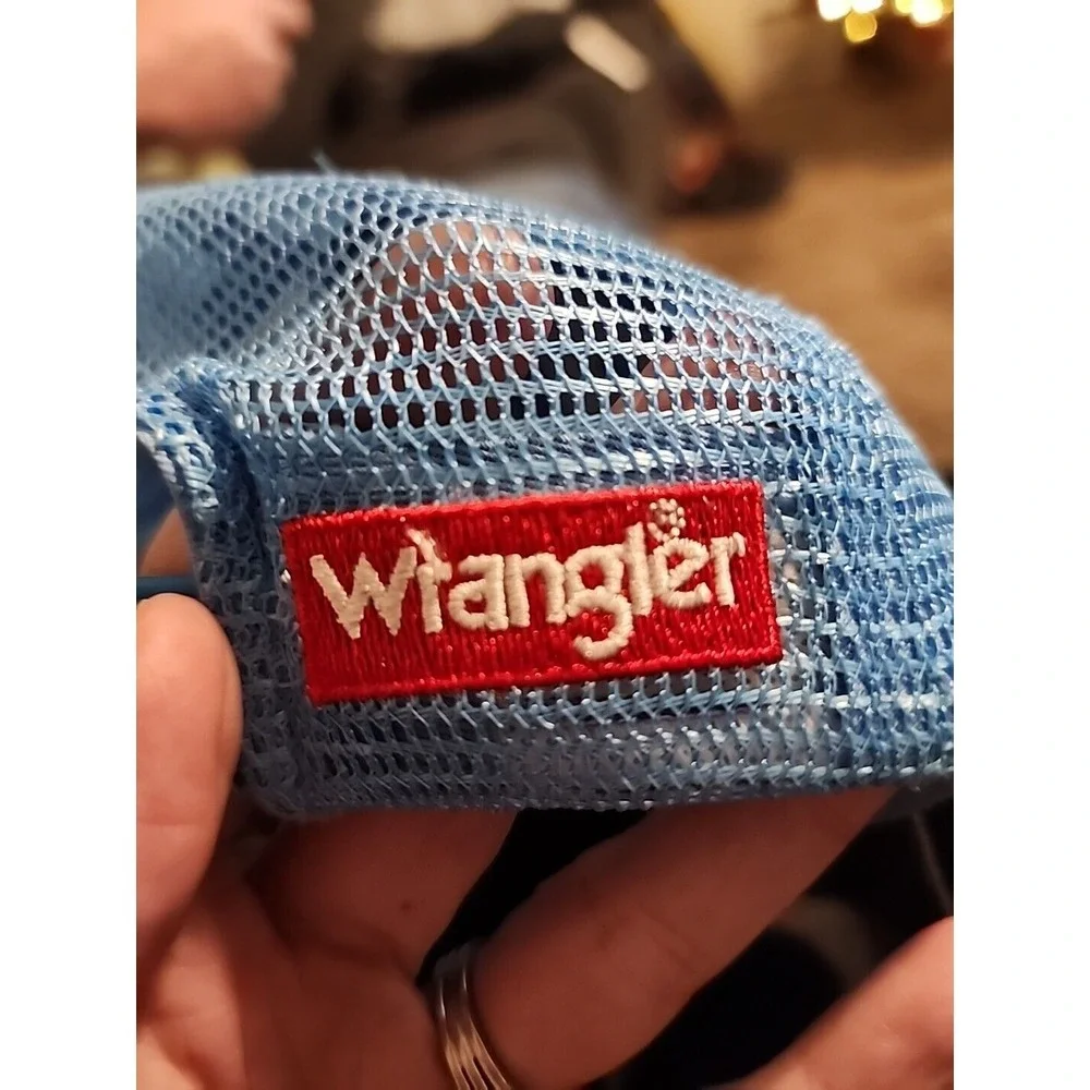 Hat Source Trucker Hat‎ With Justin Boots, Wrangler, IFA Logo. Adjustable Back